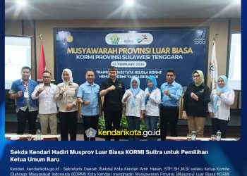 Sekda Kendari Hadiri Musprov Luar Biasa KORMI Sultra untuk Pemilihan Ketua Umum Baru‎