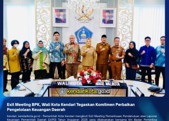 Exit Meeting BPK, Wali Kota Kendari Tegaskan Komitmen Perbaikan Pengelolaan Keuangan Daerah