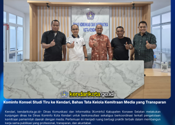 Kominfo Konsel Studi Tiru ke Kendari, Bahas Tata Kelola Kemitraan Media yang Transparan