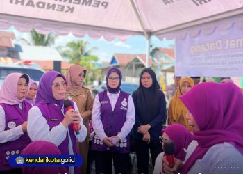 Ketua Pembina Posyandu Sultra Kunjungi Posyandu Pokadulu, Dorong Penguatan Posyandu 6 SPM di Kota Kendari