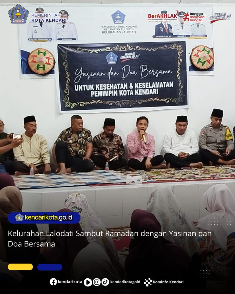 Kelurahan Lalodati Sambut Ramadan dengan Yasinan dan Doa Bersama