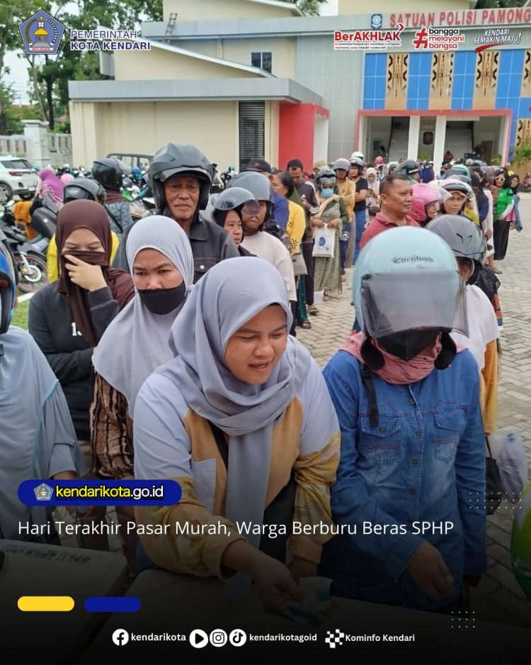 Hari Terakhir Pasar Murah, Warga Berburu Beras SPHP
