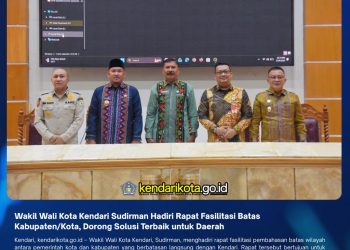 Wakil Wali Kota Kendari Sudirman Hadiri Rapat Fasilitasi Batas Kabupaten/Kota, Dorong Solusi Terbaik untuk Daerah