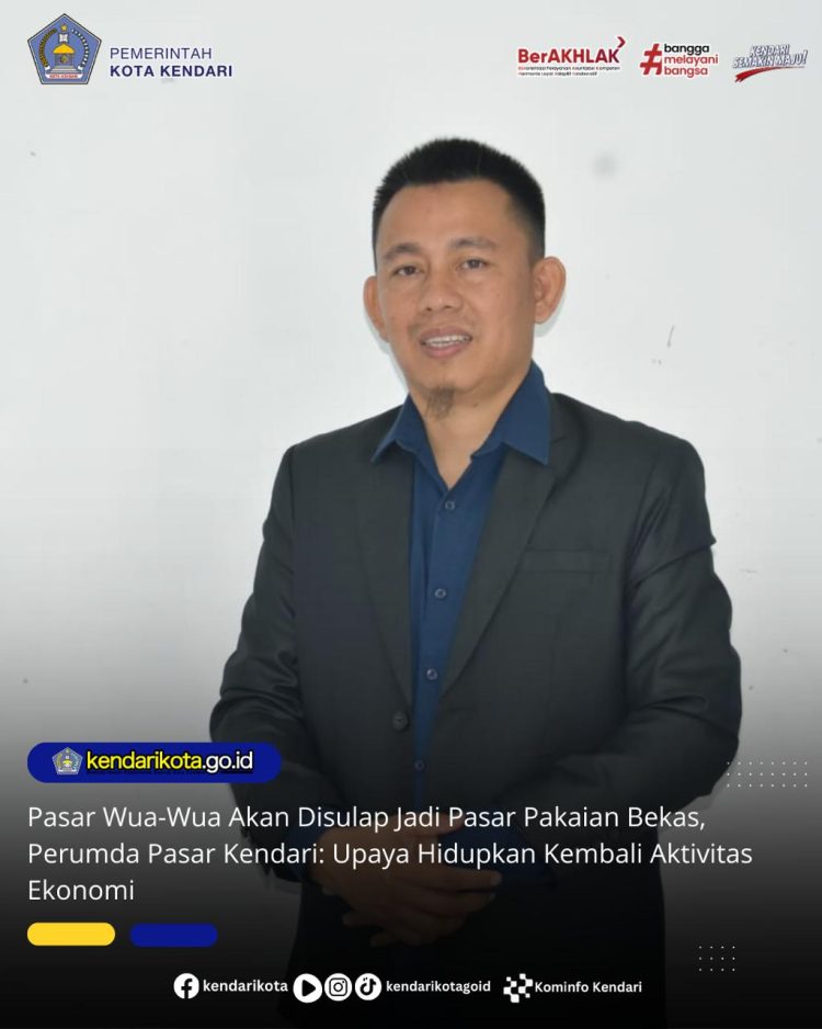 Pasar Wua-Wua Akan Disulap Jadi Pasar Pakaian Bekas, Perumda Pasar Kendari: Upaya Hidupkan Kembali Aktivitas Ekonomi