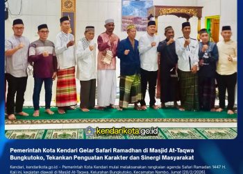 Pemerintah Kota Kendari Gelar Safari Ramadhan di Masjid At-Taqwa Bungkutoko, Tekankan Penguatan Karakter dan Sinergi Masyarakat