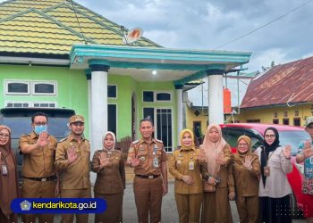 Sekda dan Asisten Pemkot Kendari Kunjungi Anak Asuh, Perkuat Percepatan Penanganan Stunting