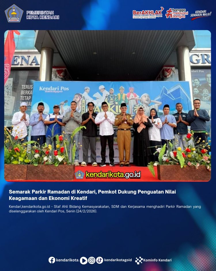 Semarak Parkir Ramadan di Kendari, Pemkot Dukung Penguatan Nilai Keagamaan dan Ekonomi Kreatif