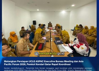 Matangkan Persiapan UCLG ASPAC Executive Bureau Meeting dan Asia Pacific Forum 2026, Pemkot Kendari Gelar Rapat Koordinasi