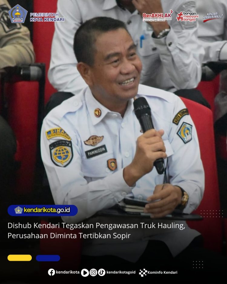 Dishub Kendari Tegaskan Pengawasan Truk Hauling, Perusahaan Diminta Tertibkan Sopir
