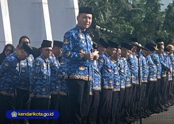 Sekda Pimpin Apel Kesadaran Nasional, Tegaskan Disiplin dan Fokus Agenda Strategis