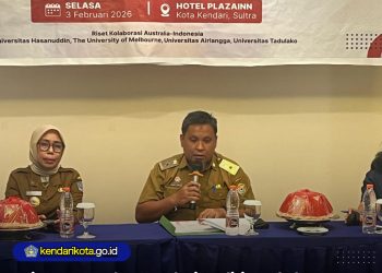 Asisten II Pemkot Kendari Hadiri Workshop Koordinasi dan Sosialisasi Riset Ketahanan Iklim Sistem Kesehatan Pesisir