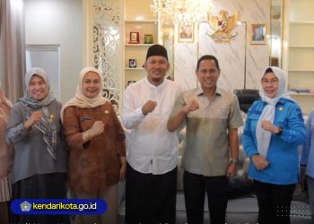 Wali Kota Kotamobagu Kunjungi Pemkot Kendari, Bahas Penguatan Kerja Sama Antar Daerah