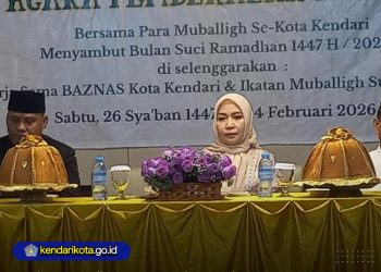Sambut Ramadhan 2026, Pemkot Kendari Bersama BAZNAS Gelar Pembekalan dan Dialog bagi Para Muballigh Se- Kota Kendari