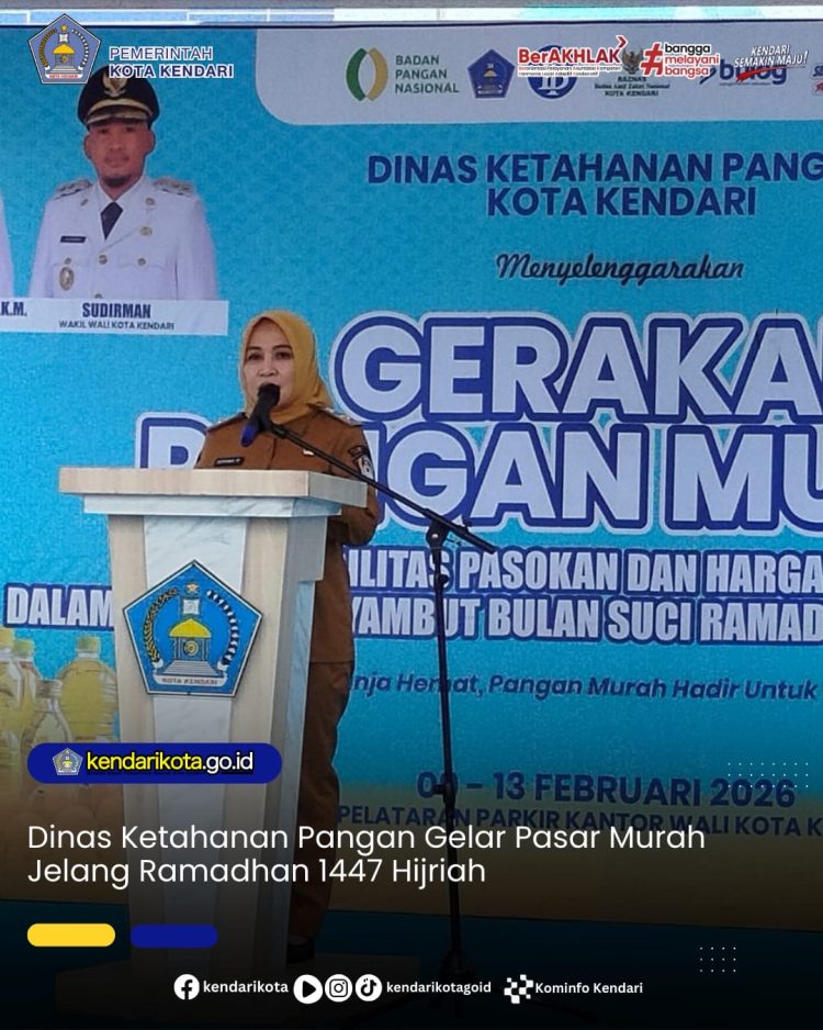 Dinas Ketahanan Pangan Gelar Pasar Murah Jelang Ramadhan 1447 Hijriah