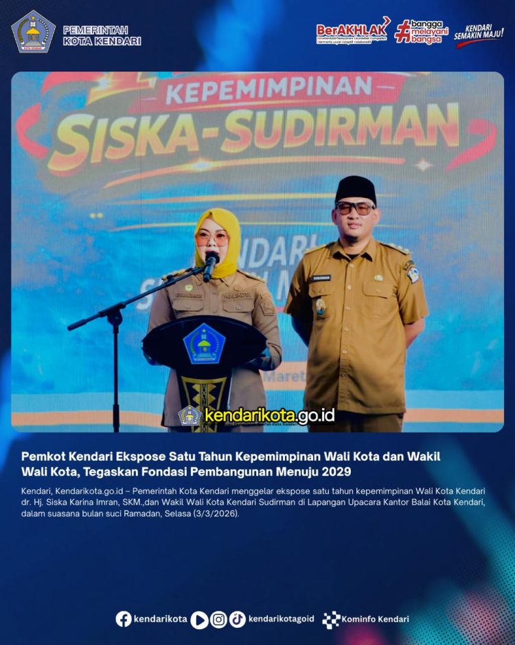 Pemkot Kendari Ekspose Satu Tahun Kepemimpinan Wali Kota dan Wakil Wali Kota, Tegaskan Fondasi Pembangunan Menuju 2029