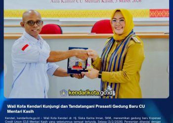 Wali Kota Kendari Kunjungi dan Tandatangani Prasasti Gedung Baru CU Mentari Kasih