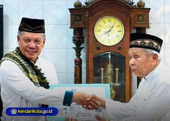 Safari Ramadhan di mesjid at-taqwa sodohoa Pemkot Kendari tegaskan komitmen pelayanan
