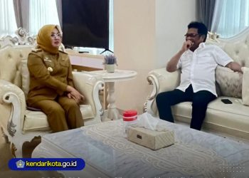 Anggota DPR RI Ridwan Bae Silaturahmi ke Wali Kota Kendari