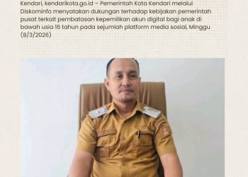Diskominfo Kendari Dukung Pembatasan Akun Media Sosial di Bawah Usia 16 Tahun