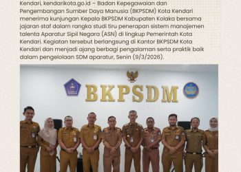 BKPSDM Kabupaten Kolaka Studi Tiru Penerapan Manajemen Talenta di Kota Kendari