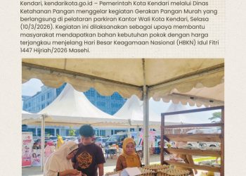 Pemkot Kendari Gelar Gerakan Pangan Murah Jelang Idul Fitri 1447 H