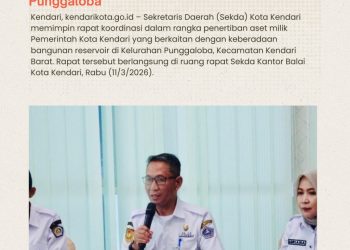 Sekda Kendari Pimpin Rapat Koordinasi Penertiban Aset Pemkot di Kelurahan Punggaloba