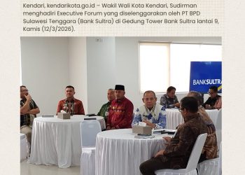 Wakil Wali Kota Kendari Hadiri Executive Forum PT BPD Sultra