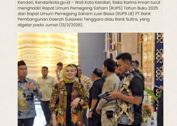 Wali Kota Kendari Hadiri RUPS Bank Sultra Tahun Buku 2025