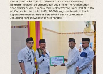 Pemkot Kendari Tutup Safari Ramadan 1447 H di Masjid Jami Al Mi’raj