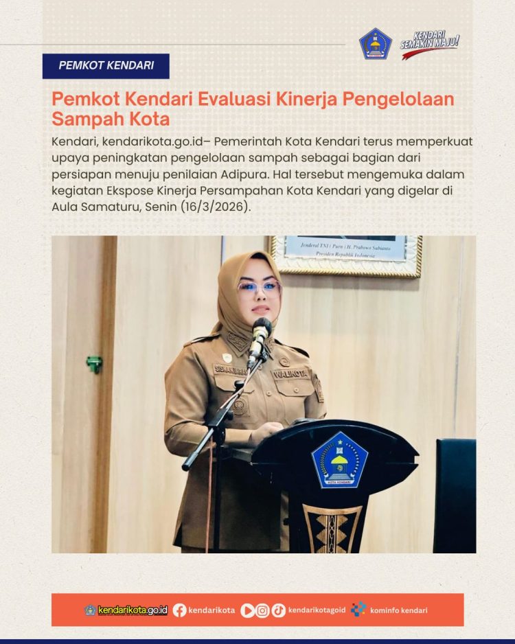 Pemkot Kendari Evaluasi Kinerja Pengelolaan Sampah Kota
