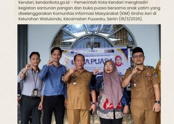 KIM Graha Asri Salurkan Santunan Pangan dan Buka Puasa Bersama Anak Yatim di Watulondo