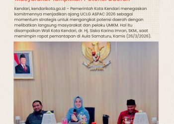 UCLG ASPAC 2026, Kendari Libatkan Masyarakat Tampilkan Potensi Daerah