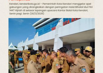 Pemkot Kendari Gelar Halal Bihalal Bersama Forkopimda