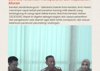 Sekda Pimpin Rapat Pemusnahan Barang Milik Daerah, Tekankan Transparansi dan Kepatuhan Aturan