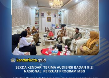 Sekda Kendari Terima Audiensi Badan Gizi Nasional, Perkuat Program MBG