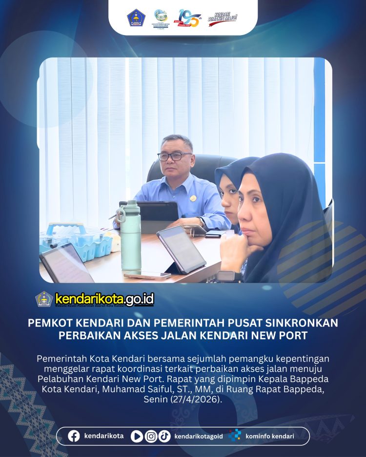 Pemkot Kendari dan Pemerintah Pusat Sinkronkan Perbaikan Akses Jalan Kendari New Port