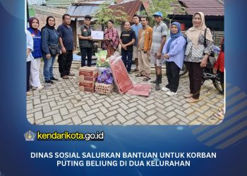 Dinas Sosial Salurkan Bantuan untuk Korban Puting Beliung di Dua Kelurahan