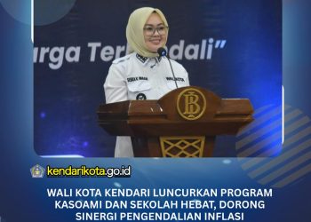 Wali Kota Kendari Luncurkan Program Kasoami dan Sekolah Hebat, Dorong Sinergi Pengendalian Inflasi