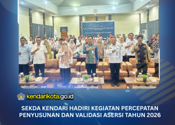 Sekda Kendari Hadiri Kegiatan Percepatan Penyusunan dan Validasi Asersi Tahun 2026
