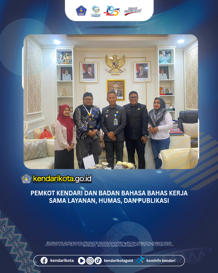 Pemkot Kendari dan Badan Bahasa Bahas Kerja Sama Layanan, Humas, dan Publikasi