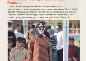 Wali Kota Pimpin Apel Gabungan Pembersihan di Papalimba, 15 Bangkai Kapal Ditarget Rampung