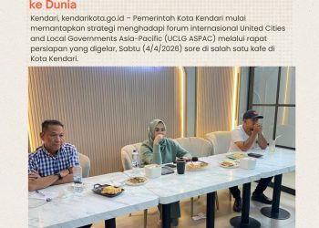 Pemkot Kendari Gelar Rapat Persiapan UCLG ASPAC, Bahas Strategi Promosi Potensi Daerah ke Dunia