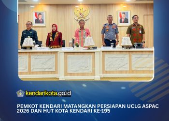 Pemkot Kendari Matangkan Persiapan UCLG ASPAC 2026 dan HUT Kota Kendari Ke-195