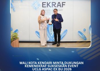 Wali Kota Kendari Minta Dukungan Kemenekraf Sukseskan Iven UCLG ASPAC ExBu 2026
