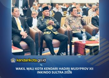 Wakil Wali Kota Kendari Hadiri MUSYPROV XII INKINDO Sultra 2026‎