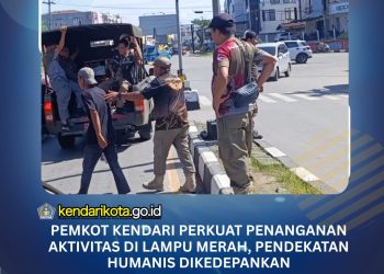 Pemkot Kendari Perkuat Penanganan Aktivitas di Lampu Merah, Pendekatan Humanis Dikedepankan