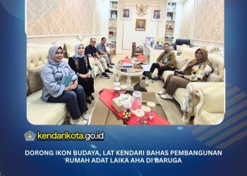 Dorong Ikon Budaya, LAT Kendari Bahas Pembangunan Rumah Adat Laika Aha di Baruga