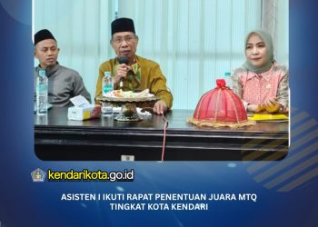 Asisten I Ikuti Rapat Penentuan Juara MTQ Tingkat Kota Kendari