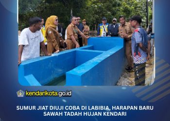 Sumur JIAT Diuji Coba di Labibia, Harapan Baru Sawah Tadah Hujan Kendari
