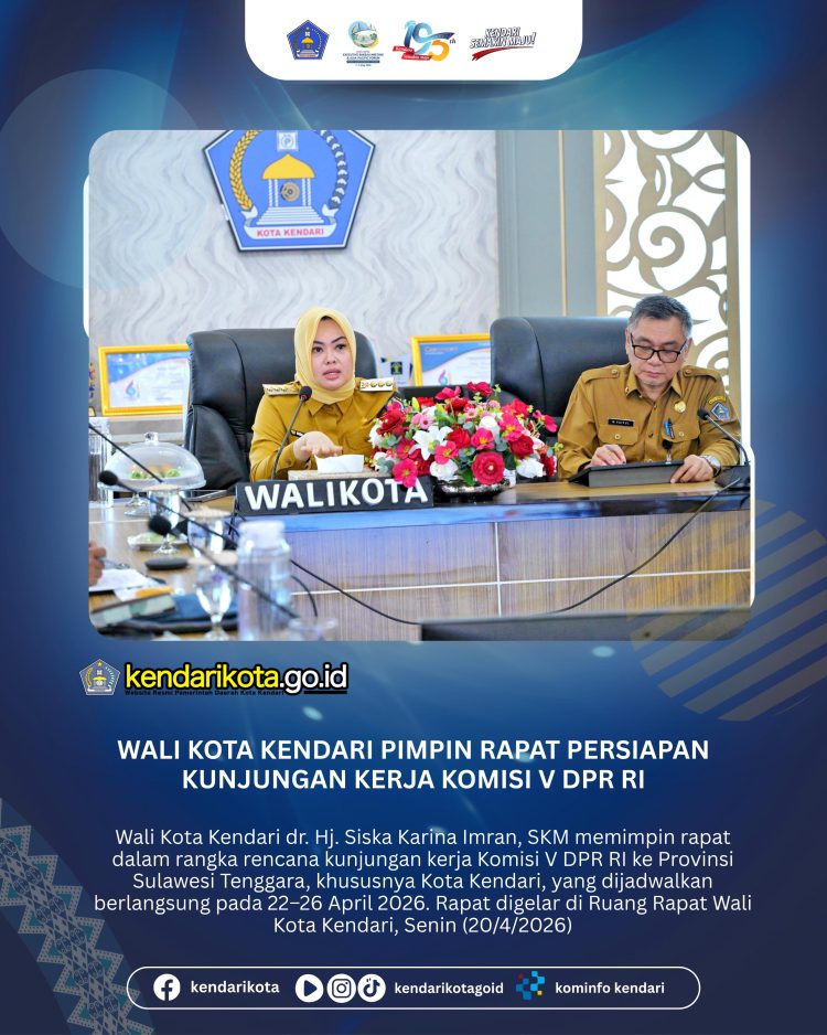 ‎Wali Kota Kendari Pimpin Rapat Persiapan Kunjungan Kerja Komisi V DPR RI‎